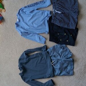Boys 4t swim shirt and shorts lot ruggedbutts, Janie Jack, carters